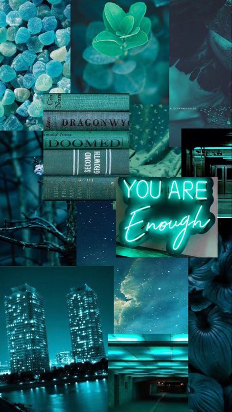 Writer Aesthetic, Teal Wallpaper, Breakfast At Tiffanys, Witch Aesthetic, Blue Sea, Aesthetic Wallpaper, Beautiful Pictures, Favorite Color, Aesthetic Wallpapers