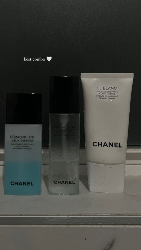 Chanel Body Wash, Chanel Skincare Products, Chanel Skincare Aesthetic, Skin Care Instagram Story, Skincare Instagram Story, Chanel Skin Care, Chanel Instagram, Chanel Skincare, Brown Acrylic Nails