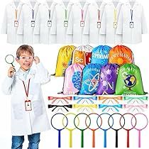 Chemistry Birthday, Lab Glasses, Kids Science Experiment, Scientist Costume, Nurse Kit, Scientist Party, Halloween Science, Drama Class, Magnifying Glasses