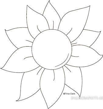 Embroidery Sunflower Pattern, Embroidery Sunflower, Country Line, Trendy Embroidery, Pattern Coloring Pages, Applique Templates, Soyut Sanat Tabloları, Stencil Templates, Pola Sulam