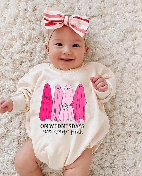 Newborn Halloween Outfits, On Wednesday We Wear Pink, Thanksgiving Toddler, Halloween Romper, Cool Baby Clothes, Outfits Girl, Clothes Trendy, Baby Coat