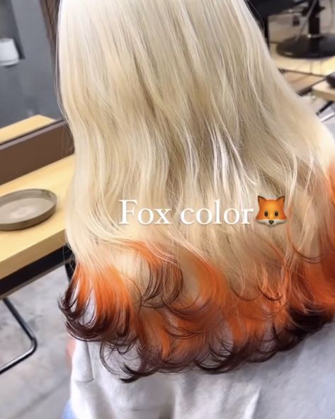 Belltail on Tumblr Fox Colors, Hair Color Orange, Hairdo For Long Hair, The Rainbow, New Hair, Dyed Hair, Hair Inspo, Her Hair, On Tumblr