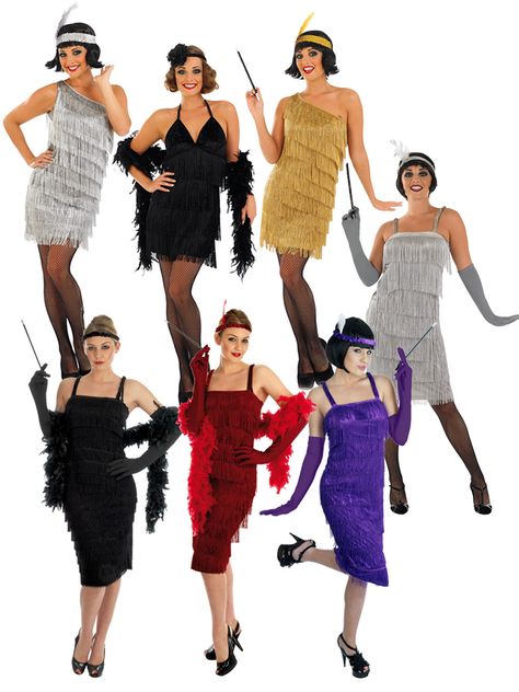 20’s Outfits, 1920s Outfit Ideas, Gangster Fancy Dress, Charleston Costume, Estilo Charleston, 1920s Outfit, Gatsby Party Outfit, 1920s Flapper Costume, Flapper Outfit