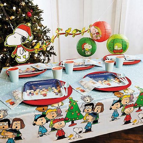 Charlie Brown Christmas Movie, Charlie Brown Christmas Decorations, Peanuts Decor, Hot Cocoa Party, Christmas Gala, Cocoa Party, Peanuts Party, Peanuts Birthday, Children Ministry