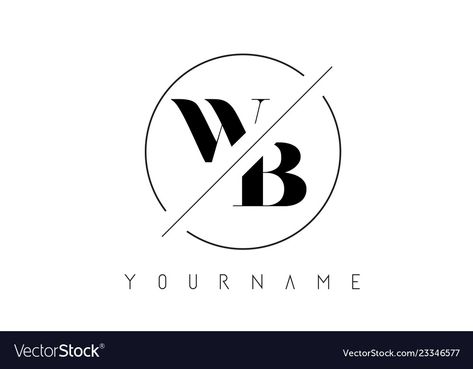 Wb Logo, Frame Vector, Round Frame, Letter Logo, Wood Shop, Design Crafts, High Res, Png Images, Adobe Illustrator