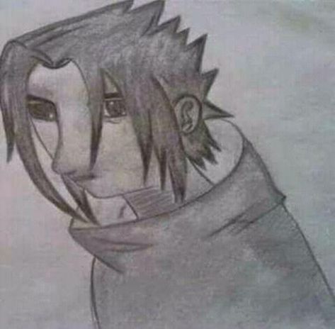 Bad Sasuke Drawing | Bad Sasuke Drawing | Know Your Meme Sasuke Drawing, Drawing Meme, Bad Drawings, Heaven Art, Naruto Drawings, Art Tools Drawing, Funny Drawings, Naruto Funny, Cool Anime Pictures