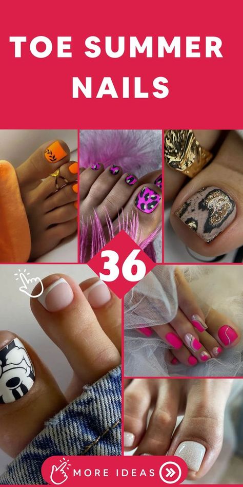 Elevate your summer style by trying chic Summer Pedicure Ideas that will transform your toes into miniature works of art! Ideal for sunny days and warm evenings, these pedicure suggestions include pastel hues, bold geometric designs, and intricate nail art to bring a touch of sophistication to your summer ensemble. Whether you're wearing flip-flops or sandals, these pedicure inspirations will ensure your toes look fabulous wherever you go under the sun. Cruise Nails, Summer Pedicure, Pedicure Ideas, Pink Toes, Toe Nail Designs, Neon Glow, Gel Nail Designs, Pink Sand, Summer Nail