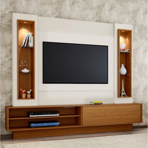 Amazing 30 TV Stand Design Ideas - Engineering Discoveries टीवी यूनिट डिजाइन, टीवी यूनिट, Tv Cabinet Designs, Designs For Living Room, Ruang Tv, Tv Mounted, Tv Unit Furniture Design, Modern Tv Wall Units, Tv Unit Decor