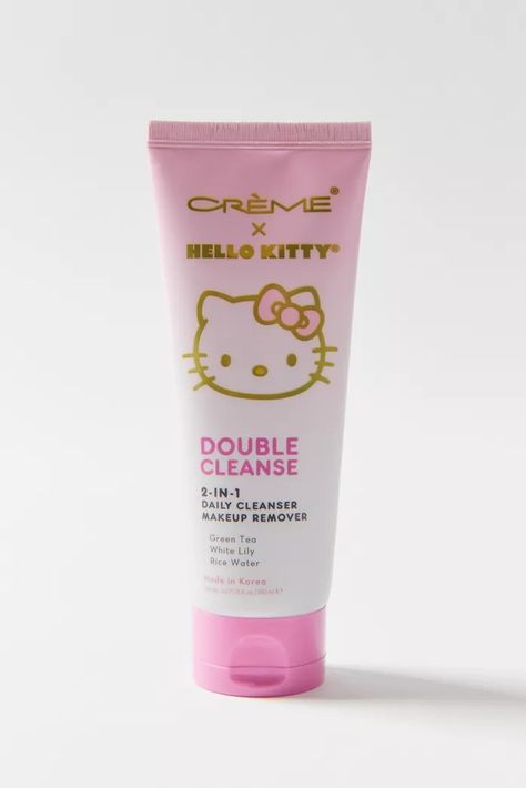 Beauty Products, Makeup & Supplies : Eye + Face | Urban Outfitters | Urban Outfitters Canada Hello Kitty Moisturizer, Hello Kitty Creme Shop, Hello Kitty Skincare, Hello Kitty Products, Sanrio Products, The Crème Shop, Kitty Makeup, Preppy Accessories, Double Cleanse