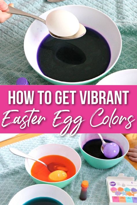 dying eggs in food coloring in bowls Dye Easter Eggs, Paper Mache Eggs, Candy Easter Basket, Baby Feeding Schedule, Egg Dye, Easter Egg Dye, Brown Eggs, Easter Basket Diy, Food Dye