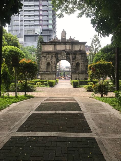 Arc of the centuries University of Santo Tomas University Of Santo Tomas Aesthetic, Philippine Aesthetic, Country Scenery, University Of Santo Tomas, Dream University, Spotify Aesthetic, Dream School, Future Plans, Ethereal Beauty