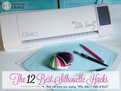 Silhouette Cameo Hacks, Silhouette Hacks, Silouette Cameo, Inkscape Tutorials, Cameo Crafts, Silhouette Sketch, Silhouette Cameo Crafts, Silhouette Curio, Crafts For Teens To Make