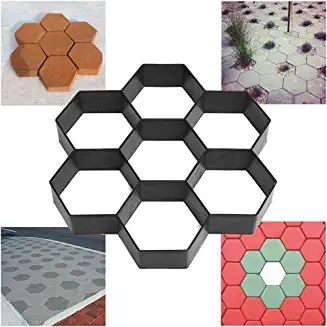 Amazon.co.uk : SCREEN PATIO WALL CONCRETE CEMENT MOLD Driveway Paving Stones, Concrete Stepping Stone Molds, Stepping Stone Pavers, Cement Pavers, Walk Maker, Diy Path, Diy Driveway, Stepping Stone Paths, Stepping Stone Molds