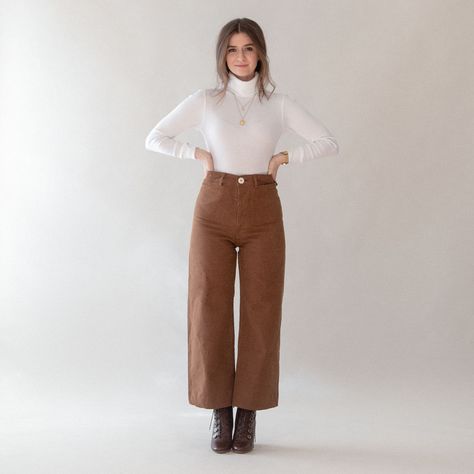 Dearly Bethany Outfits, Dearly Bethany, Wide Leg Pants Outfit, Ribbed Turtleneck, Fashion Hacks Clothes, Petite Outfits, Petite Fashion, Looks Style, Winter Fashion Outfits