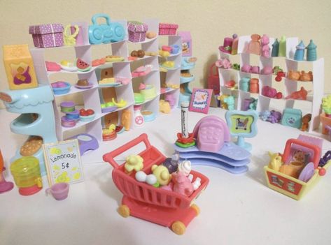 Grocery Store Shopping, Lps Accessories, Shopping Food, Lps Toys, Lps Pets, Little Pet Shop Toys, Lps Littlest Pet Shop, Fruit Shop, Food Accessories