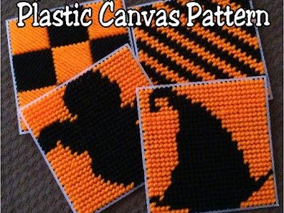 7 Christmas Cross Stitch Patterns – Needle Work Craft On Canvas, Plastic Canvas Coaster, Free Plastic Canvas Patterns, Coasters Free Pattern, Halloween Coasters, Halloween Plastic Canvas, Free Plastic Canvas, Coaster Patterns, Holiday Coasters