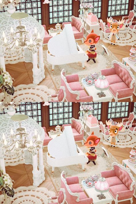 Tea Room Interior, Happy Home Paradise, Animal Crossing New Horizon, Tea Places, Happy Home Designer, Animal Crossing Wild World, Pink Tea, Presets For Lightroom, New Animal Crossing