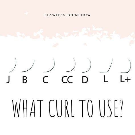 Eyelash Extensions Types Curls, Eyelash Extensions Curl Chart, C Vs D Curl Lash Extensions, Lash Extensions D Curl, Straight Eyelashes, Eyelash Extensions L Curl, Eyelash Extension Curl Type, Lashes Tutorial, Different Curls