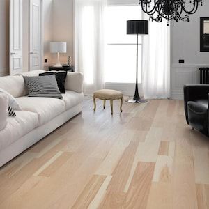 Style Selections Natural Hickory, Click Flooring, Engineered Wood Flooring, Engineered Hardwood Flooring, Engineered Wood Floors, Diy Installation, Lowes Home Improvements, Hardwood Flooring, Wood Flooring