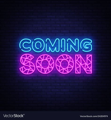 Coming Soon Logo, Coming Soon Quotes, Coming Soon Design, Logo Online Shop, Neon Words, Neon Aesthetic, Neon Light Signs, Download Cute Wallpapers, Neon Art