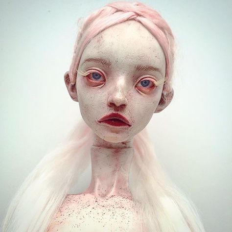 Photo Manga, Foto Art, Creepy Dolls, Doll Repaint, Clay Dolls, Pretty Dolls, 영감을 주는 캐릭터, Ooak Dolls, Custom Dolls