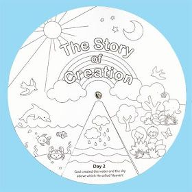 Creation Bible Crafts, Preschool Bible Activities, World Creation, Story Of Creation, Creation Activities, Creation Coloring Pages, 7 Days Of Creation, Creation Bible, Children's Church Crafts