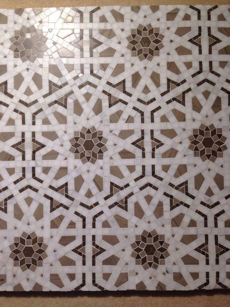 @Walker Hamilton Zanger "Granda" @Modenus #blogtourvegas Marocan Tiles, Walker Zanger Tile, Islamic Tiles, Walker Zanger, Mosaic Tile Patterns, Tiles Pattern, Moroccan Art, Islamic Patterns, Arabic Pattern