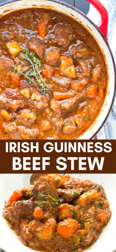 Irish Guinness Beef Stew, Guiness Stew, Guinness Stew, Guinness Beef Stew, Irish Beef Stew, Irish Beef, Irish Stew, Irish Recipes, Beef Stew