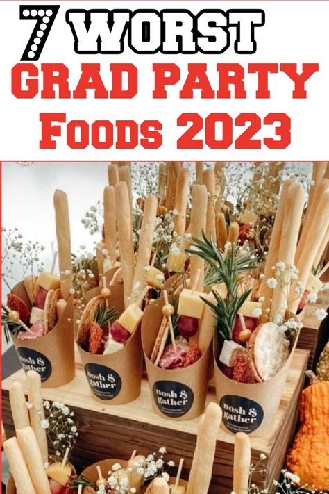 2023 Worst Graduation Party Ideas For Food High School Reunion Food Ideas, Cool Catering Ideas, College Cupcakes Ideas, Pasta Bar For Graduation Party, Graduation Restaurant Decorations, Graduation Party Catering Ideas, Grad School Graduation Party Ideas, 2024 College Graduation Party Ideas, High School Graduation Bbq Party Ideas