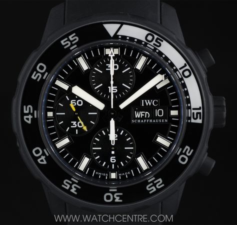 IWC S/S AQUATIMER CHRONOGRAPH GALAPAGOS B&P IW376705 http://www.watchcentre.com/product/iwc-s-s-aquatimer-chronograph-galapagos-bp-iw376705/4413 Used Rolex, Brooklyn Style, Iwc Watches, Dream Watches, Vintage Rolex, Luxury Watches For Men, Audemars Piguet, Black Watch, Steel Blue