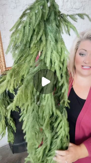 Amber Marie & Co. on Instagram: "🚨Brand New Item! 🚨 Viral Norfolk Garland just got an upgrade! Look at the swag!!! Hurry and grab yours today!!! Will sell out fast! 
#norfolkpine #realtouchflowers #christmas #christmasdecor #viral #viralreels #garland #decoratefortheseason #christmasdecorations #ambermarieandcompany #christmasdecor #mantleinspo #mantledecor #decoratewithme" Norfolk Garland, Norfolk Pine, Instagram Brand, Real Touch Flowers, Christmas Inspo, Mantle Decor, Sell Out, New Item, Norfolk