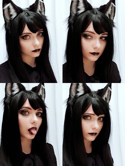 Mirikashi Cosplay ✨ on Twitter: "😱… " Wolf Cosplay, Movie Cartoon, She Wolf, Black Wolf, Book Inspiration, Halloween Outfits, Gif, On Twitter, Twitter