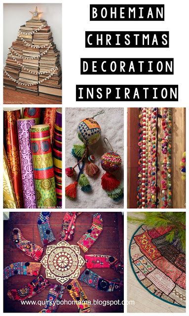 Bohemian Christmas Decoration Inspiration {Colorful non-traditional Christmas Decorations} Hippie Christmas. Boho Christmas. Alternative Christmas tree. Ecclectic Christmas decorations. #bohmemianchristmas #boho #bohemian #gypsystyle #hippie Hippie Christmas, Bohemian Mama, Bohemian Christmas, Christmas Crochet Pattern, Alternative Christmas, Traditional Christmas Decorations, Alternative Christmas Tree, Mama Blog, Traditional Christmas Tree