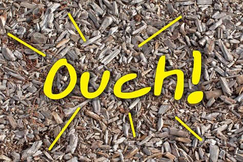 A few reasons why your playground’s wood chips simply have to go:  They are a mess! Every playground we visit that has not made the switch to rubber playground surfacing, has woodchips everywhere. No matter what kind of edging or fencing is used to “contain” the woodchips, they will make their way on to the surrounding grass, parking lots, basketball or tennis courts, ball fields and everywhere else. Cleaning this up day after day becomes really annoying... Playground Wood Chips, Woodchip Playground, Playground Border Ideas, Grass Parking, Wood Chips Garden, Rubber Playground Flooring, Rubber Tiles Playground, Playground Mulch, Wood Playground