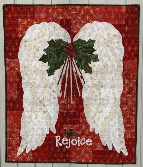 Angel Quilt, Applique Wall Hanging, Sewing Room Furniture, Wall Hanging Pattern, Art Supplies Bag, Hanging Quilts, Embroidery Blanks, Quilting Frames, Quilting Thread