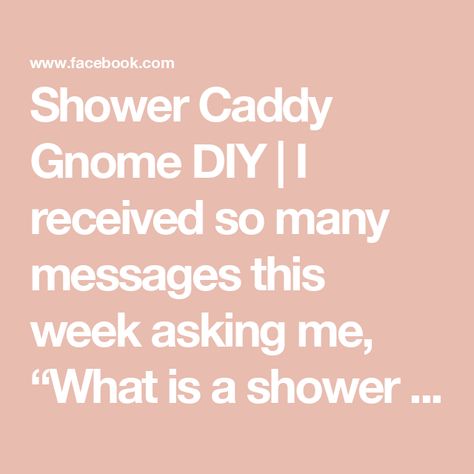 Shower Caddy Gnome DIY | I received so many messages this week asking me, “What is a shower caddy gnome?” You heard me mention it on our live the other day and asked to see the... | By Gnome & Backyard | Hi, everyone. It's Lee here at
Gnome and Backyard and we did do this Shower Caddy Gnome
Gnome on a live but so many of you were asking for just a
quick video of it so here you go. All we took was one of
these shower caddys from the Dollar Tree and then we took
two of the Dollar Tree mop heads. So, all you're going to
do is pull your strands out of the mop head and then you are
going to fold your strand in half, put it over the bar the
bottom bar is where we're starting for this put it over
the bottom bar and then loop your two ends right through and
you are going to want to continue doing Shower Caddy Gnome, Gnome Diy, Gnomes Diy, Mop Heads, Shower Caddy, Hi Everyone, Dollar Tree, Ask Me, Dinner Recipes