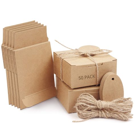 Wedding Favor Gift Boxes, Boxes With Lids, Gift Boxes With Lids, Gift Wrap Box, Kraft Gift Boxes, Brown Kraft Paper, Diy Wedding Favors, Wedding Favor Boxes, Small Gift Boxes