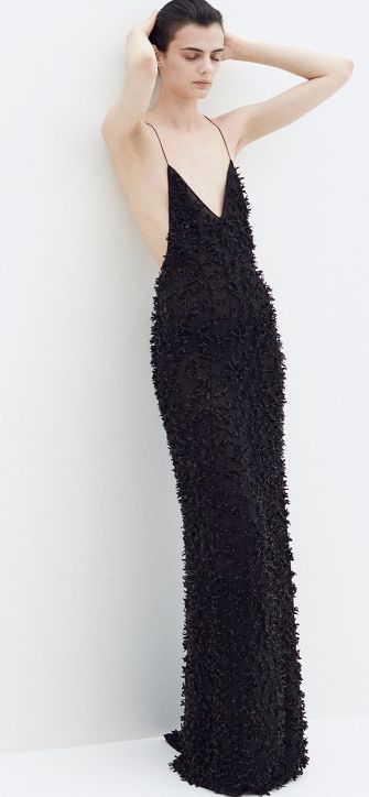 Ysl 2023, Ysl Dress, Yves Saint Laurent Dress, Official Dresses, Saint Laurent Dress, Pre Fall 2023, Fur Dress, Resort 2024, Resort 2023