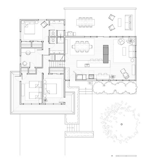 Japandi House Floor Plans, Floor Plan Mid Century Modern, Japandi House Floor Plan, Midcentury Floor Plan, Mid Century Modern Floor Plan, Mid Century Modern Layout, Mid Century Modern Home Plans, Japandi House Plan, Japandi Floor Plan