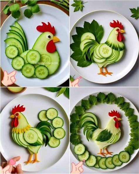 Fruit Tray Designs, Fancy Food Presentation, Carving Fruit, Charcuterie Board Meats, Veggie Art, Vegetable Art, Bizarre Foods, Food Art For Kids, Amazing Food Decoration