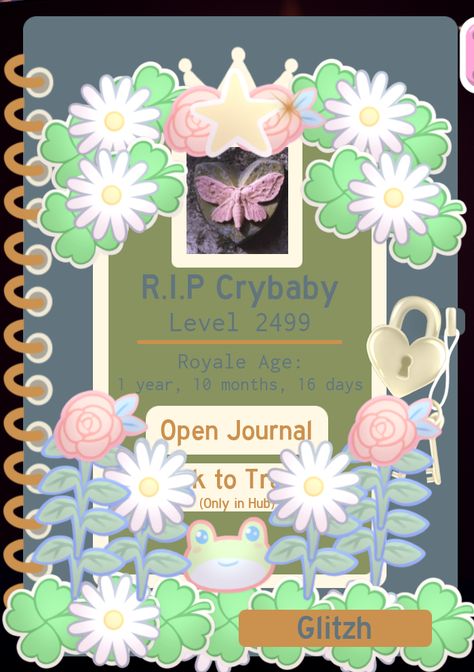 Melanie Martinez Portals Royale High, Journal Ideas Nature, Melanie Martinez Royale High, Royale High Journal, High Journal, Royale High Journal Ideas, Melanie Martinez Portals, Themed Journal, Rh Fits