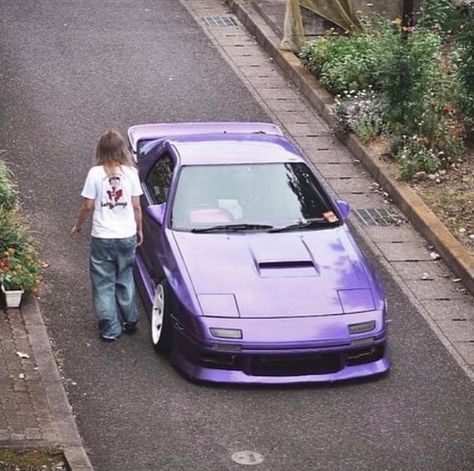 To Fast To Furious, Jdm Girls, Nissan 180sx, Purple Car, Best Jdm Cars, Nissan 240sx, Nissan Silvia, Street Racing Cars, Skyline Gtr