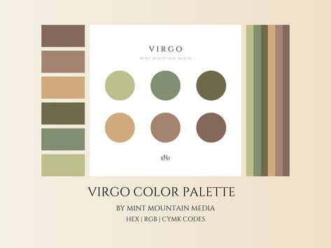 Virgo Colour Palette, Venus In Virgo Aesthetic Outfit, Virgo Color Palette, Virgo Decor, Chrysalis Aesthetic, Virgo Colors, Virgo Outfits, Virgo Style, Natural Outfits