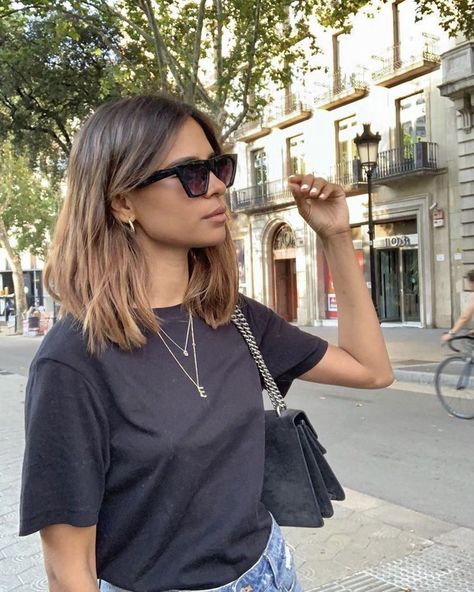 Trendy We Fryzurach, Brown Hair Balayage, Short Hair Balayage, Haircuts Straight Hair, Brown Blonde Hair, Short Hair Haircuts, Grunge Hair, Shoulder Length Hair, Ombre Hair