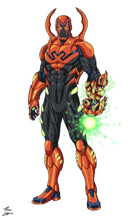 Scarab 53 original character based on DC's Blue Beetle by Phil-Cho Dc Comics Facts, Red Hood Comic, Phil Cho, Marvel Character Design, Dc Comics Heroes, Blue Beetle, Dc Comics Superheroes, Dc Comics Artwork, Dark Anime Guys