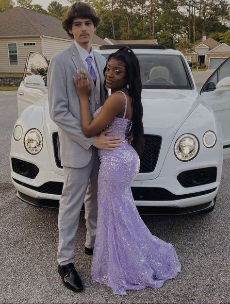 Interracial Prom Couples, Bwwm Prom, Yellow Dress Simple, Prom Dates Couples, Prom Dress Classy, Prom Dress Emerald Green, Prom Dress Emerald, Prom Dress Orange, Prom Dress Light Blue