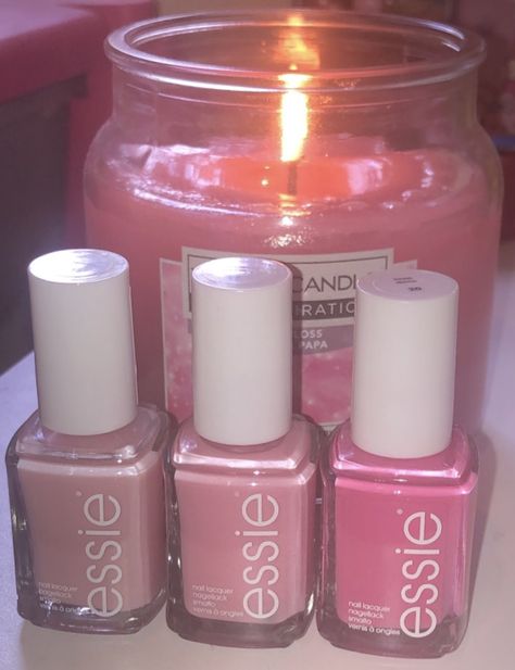 Nail Polish Bottles Aesthetic, Coquette Body, Nail Polish Aesthetic, Aesthetic Nail Polish, Cute Nail Polish, Cinnamon Girl, Nail Polish Bottles, Essie Nail Polish, Essie Nail