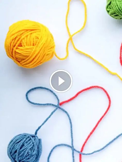 How To Switch Yarn Colors In Crochet | The Knotty Lace Switching Colors In Crochet, How To Switch Colors In Crochet, Yarn Colors, Crochet Yarn, Video Tutorial, To Color, Step By Step, Weaving, Yarn