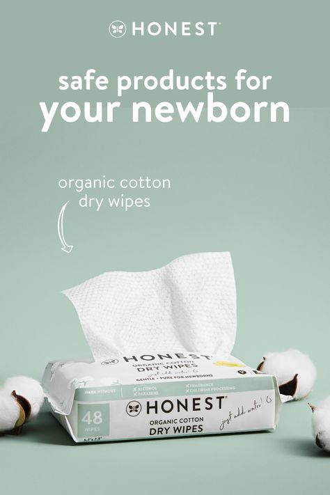 Prep for your new little bundle of joy with safe products for newborns, like Honest Company's new Organic Cotton Dry Wipes! This must-have product is safe, non toxic, gentle, and pure enough for use with newborns and babies with sensitive skin. Learn more about newborn must-haves and Honest's tips and tricks here! Honest Wipes, Post Natal Care, Honest Baby Products, Ads Creative Advertising Ideas, Honest Company, Wet Wipes, Social Media Design Inspiration, Bundle Of Joy, Social Media Design Graphics