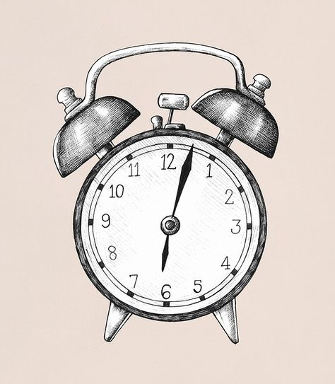 Hand-drawn alarm clock illustration | free image by rawpixel.com Clock Illustration Art, Clocks Illustration, Alarm Clock Drawing, Alarm Clock Illustration, Interview Illustration, Clock Illustration, Clock Drawing, Clock Drawings, Classic Clocks